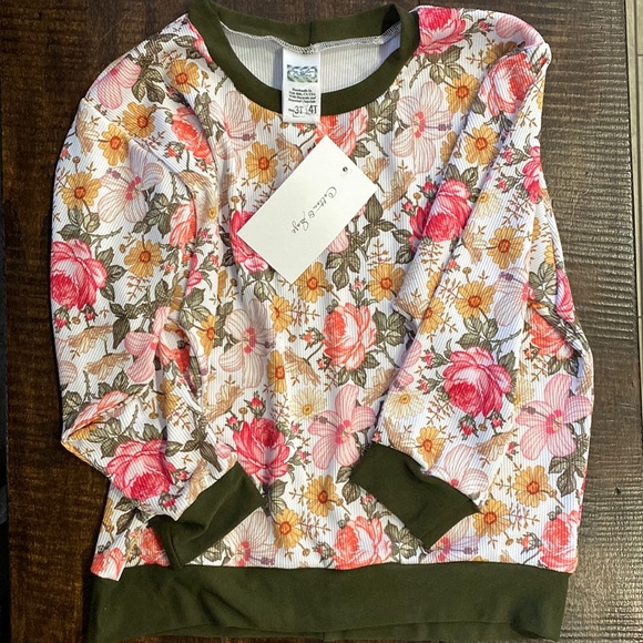 cotton and sage Other - Cotton & Sage| Toddler floral long sleeve